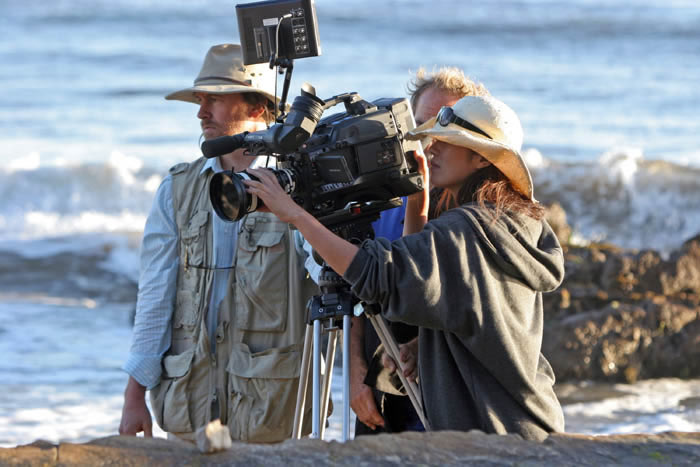 Michael Rissi Directing Beach Scene